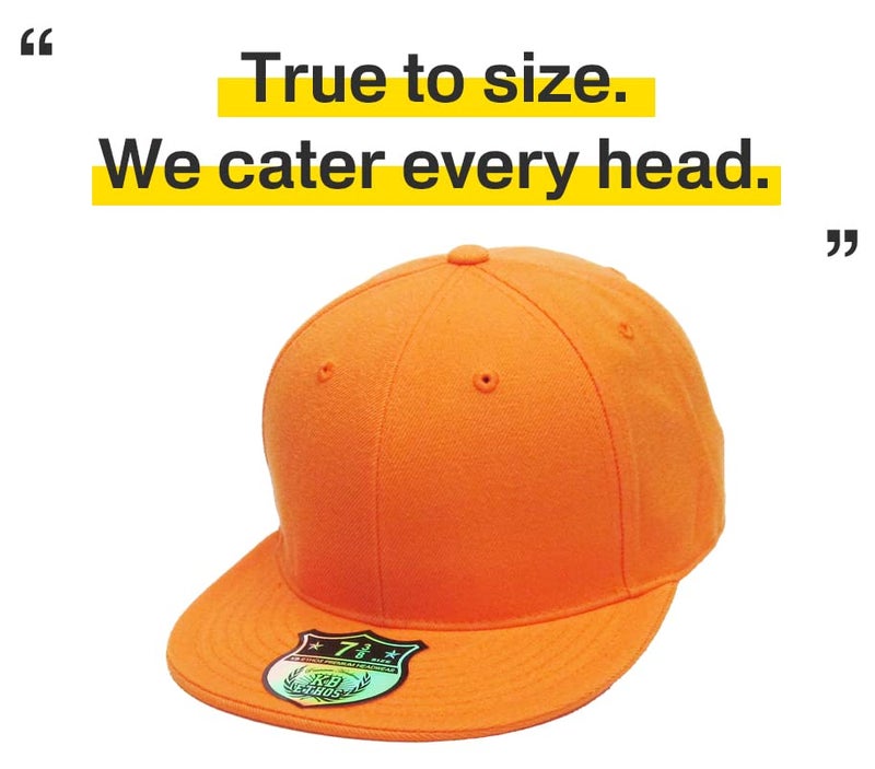 KBETHOS KNW-2364 ORG (8) The Real Original Fitted Flat-Bill Hats True-Fit, 9 Sizes & 20 Colors - Image 4